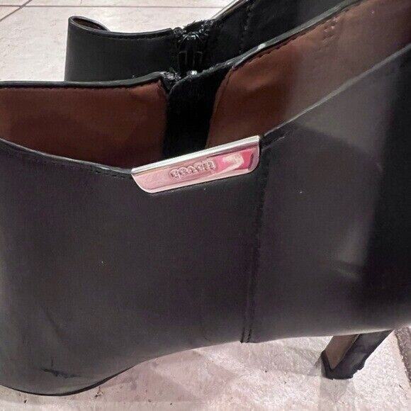 Coach black ankle booties size 10 - Picture 4 of 10